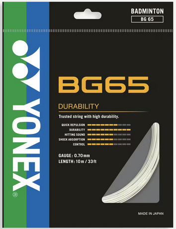 cordage badminton yonex bg65